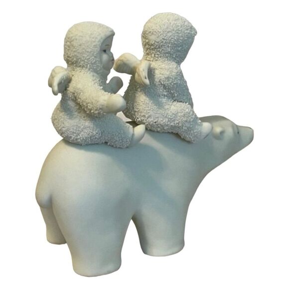 Dept 56 Snowbabies Polar Express Bear Figurine Winter Tales Christmas Retired 91 - Picture 4 of 9